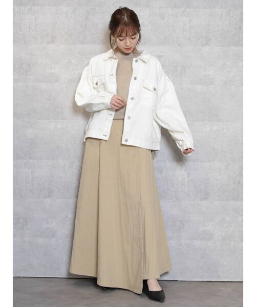 Dazzlin ダズリン のファッション デニムジャケット ジャケット アウター ステッチgジャン デニムジャケット