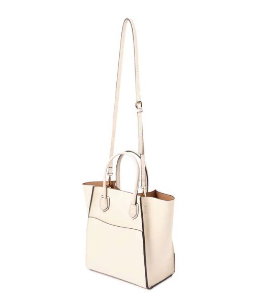 N.（N. Natural Beauty Basic）（エヌエヌナチュラルビューティーベーシック）の「スクエアコンビトートバッグ（トートバッグ・レディース・ブラック/ホワイト/ブラウン・ﾌﾘ-）」の16枚目の写真