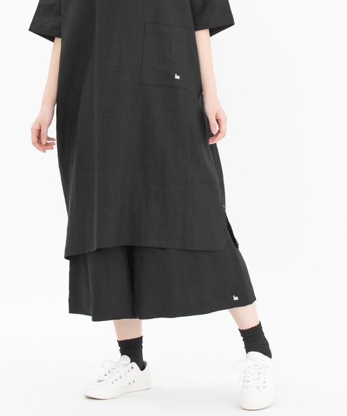 chanvre nop de nod（シャンブルノップドゥノッド）の「chanvre7分丈ガウチョ（その他パンツ・レディース・ブラック/ブルー/ダークブルー/キナリ・9）」の3枚目の写真