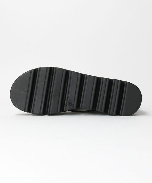 Lepidos(レピドス)の「<TOP END>レザーバックジップサンダル(サンダル・レディース・ブラック・37/36/38)」の6枚目の写真