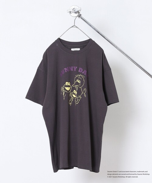 セール Web限定 Sesame Street Sunnyday Tee セサミストリート 別注サニーデーtシャツ アニメプリント Tシャツ カットソー Freak S Store フリークスストア のファッション通販 Zozotown