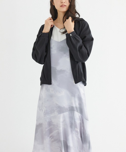 Rewde(ルゥデ)の「【雑誌掲載・TV着用】【再生繊維使用】フーディーシアーパーカー(1R16-03059)(その他アウター・レディース・ブラック/ベージュ/カーキ/グリーン・M)」の1枚目の写真