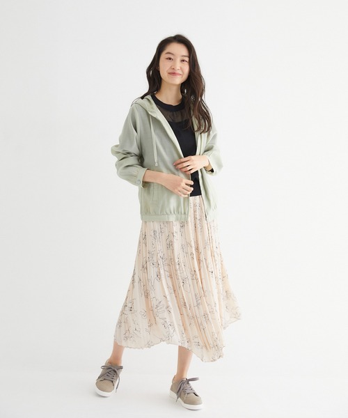 Rewde(ルゥデ)の「【雑誌掲載・TV着用】【再生繊維使用】フーディーシアーパーカー(1R16-03059)(その他アウター・レディース・ブラック/ベージュ/カーキ/グリーン・M)」の20枚目の写真