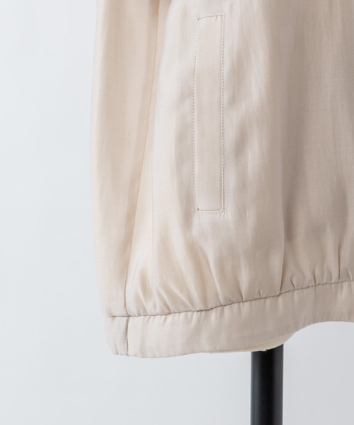 Rewde(ルゥデ)の「【雑誌掲載・TV着用】【再生繊維使用】フーディーシアーパーカー(1R16-03059)(その他アウター・レディース・ブラック/ベージュ/カーキ/グリーン・M)」の22枚目の写真