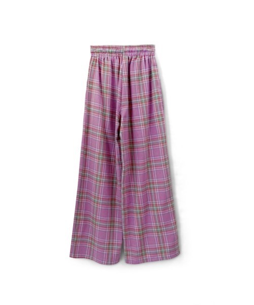 marjour（マージュール）の「RELAX CHECK PANTS（その他パンツ・レディース・ピンク/ミント/ブラック×ベージュ・M）」の15枚目の写真