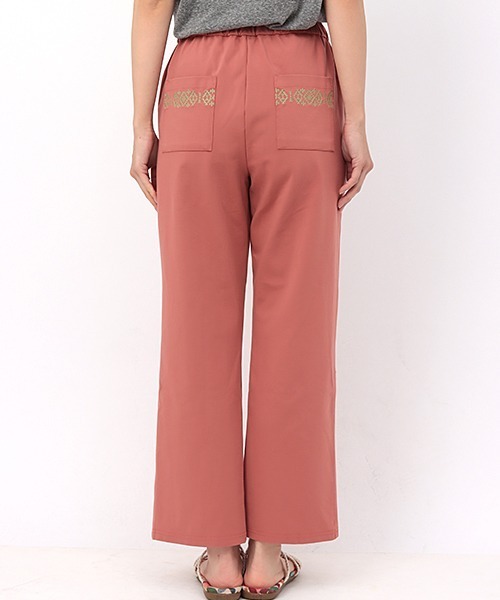 チチカカ（チチカカ）の「ポンチフロントスリットパンツ（その他パンツ・レディース・ブラック/ブラウン/ピンク・FREE）」の16枚目の写真