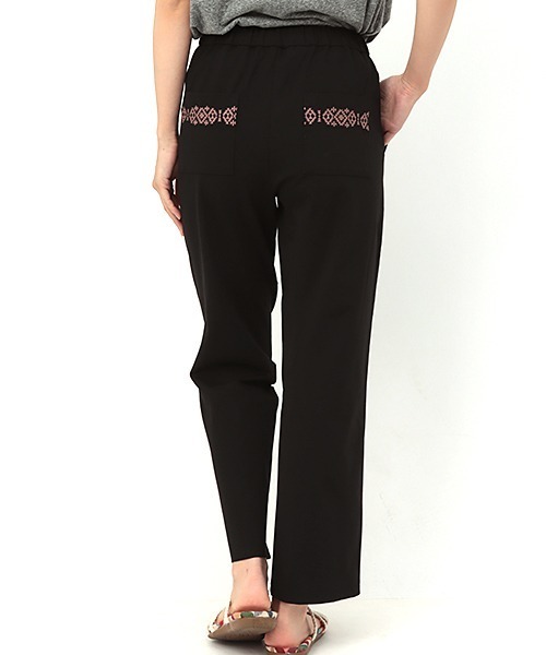 チチカカ（チチカカ）の「ポンチフロントスリットパンツ（その他パンツ・レディース・ブラック/ブラウン/ピンク・FREE）」の20枚目の写真