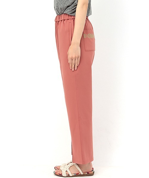 チチカカ（チチカカ）の「ポンチフロントスリットパンツ（その他パンツ・レディース・ブラック/ブラウン/ピンク・FREE）」の21枚目の写真