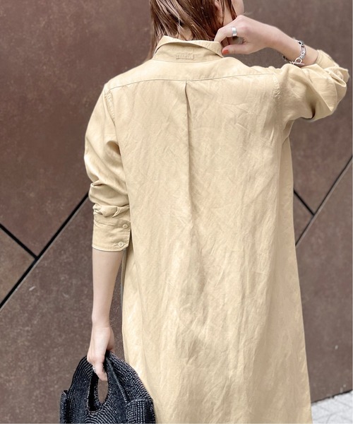 Spick & Span（スピックアンドスパン）の「【TICCA】リヨセル麻ツイル マキシドレス(SP)◆（ワンピース・レディース・ベージュ/ブラック/カーキ・FREE）」の13枚目の写真