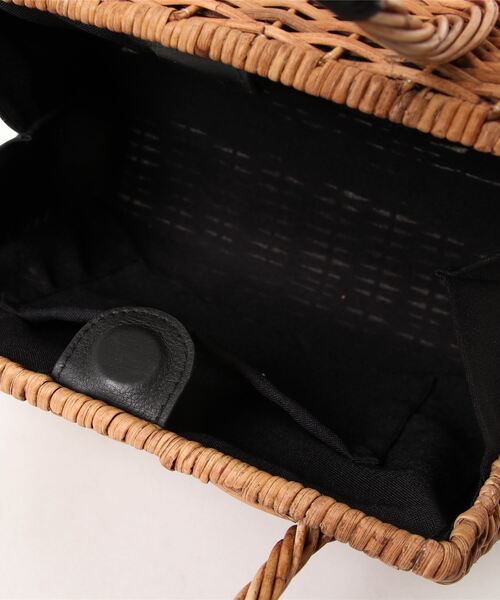 CACHELLIE（カシェリエ）の「【CACHELLIE】バスケット風バッグ（ハンドバッグ・レディース・ブラック/ライトグレー・FREE）」の5枚目の写真