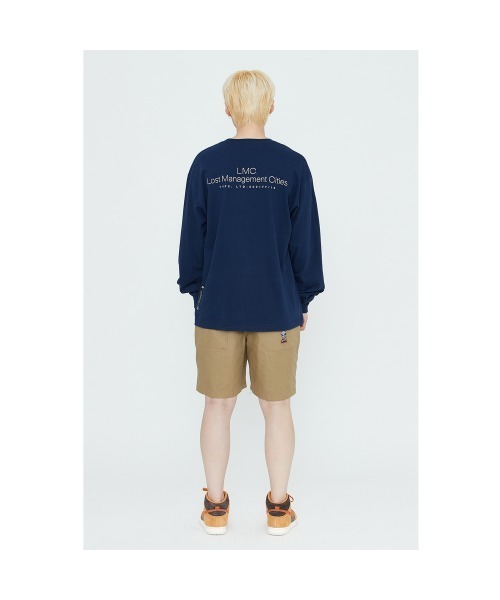 LMCの「21SSM THIN LOGO LONG SLV TEE（Tシャツ/カットソー・メンズ・ホワイト/ブラック/ネイビー・S/M/L/XL）」の21枚目の写真