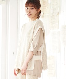 MATCH&more | ジャカードベスト(ニット/セーター)