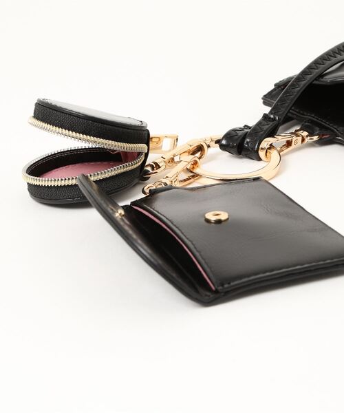 cache cache(カシュ カシュ)の「カシュカシュ cachecache / マルチスマホショルダー(ショルダーバッグ・レディース・ブラック/イエロー/アイボリー/ベージュ/グリーン・FREE)」の7枚目の写真