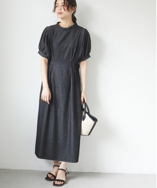 セール Elencare Due デニムタックワンピース ワンピース Elencare Due エレンカーレデュエ のファッション通販 Zozotown