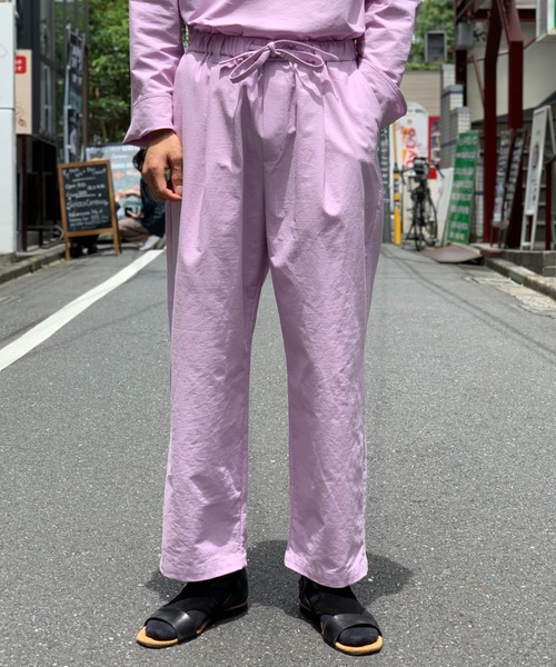Toironier（トワロニエ）の「Toironier/トワロニエ/Lounge Pants/ラウンジパンツ（その他パンツ・メンズ・ホワイト/ブラック/マスタード/ライトグリーン/ラベンダー・FREE）」の5枚目の写真