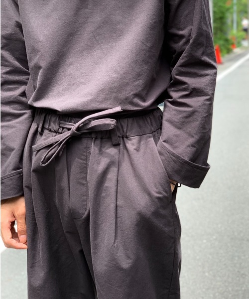 Toironier（トワロニエ）の「Toironier/トワロニエ/Lounge Pants/ラウンジパンツ（その他パンツ・メンズ・ホワイト/ブラック/マスタード/ライトグリーン/ラベンダー・FREE）」の9枚目の写真