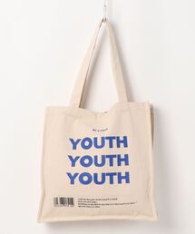 YOUTHプリントキャンバストートバッグ