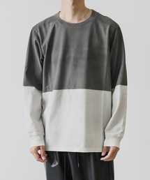 ATTACHMENT | MARCERIZATION JERSEY PAINT DYE L/S T-SHIRT(Tシャツ/カットソー)