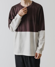 ATTACHMENT | MARCERIZATION JERSEY PAINT DYE L/S T-SHIRT(Tシャツ/カットソー)