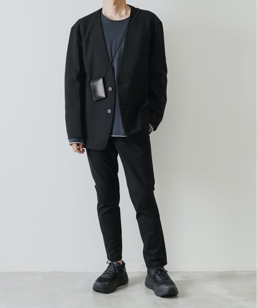 ATTACHMENT（アタッチメント）の「CALF LEATHER NECK CARD HOLDER（カードケース・メンズ・ブラック・ONESIZE）」の17枚目の写真