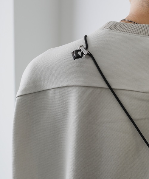 ATTACHMENT（アタッチメント）の「CALF LEATHER NECK CARD HOLDER（カードケース・メンズ・ブラック・ONESIZE）」の16枚目の写真