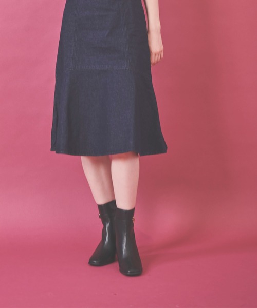 31 Sons de mode(トランテアン ソン ドゥ モード)の「ビットショートブーツ(ブーツ・レディース・ブラック/クリーム/ダークブラウン・22.5/23.5/24.5)」の5枚目の写真