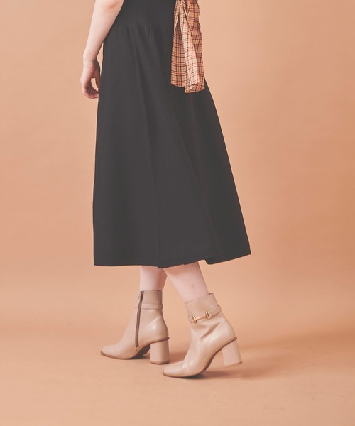 31 Sons de mode(トランテアン ソン ドゥ モード)の「ビットショートブーツ(ブーツ・レディース・ブラック/クリーム/ダークブラウン・22.5/23.5/24.5)」の10枚目の写真