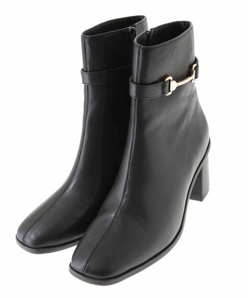 31 Sons de mode(トランテアン ソン ドゥ モード)の「ビットショートブーツ(ブーツ・レディース・ブラック/クリーム/ダークブラウン・22.5/23.5/24.5)」の11枚目の写真