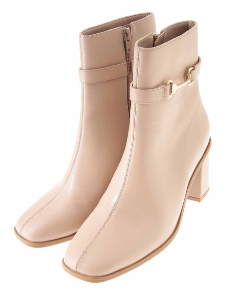 31 Sons de mode(トランテアン ソン ドゥ モード)の「ビットショートブーツ(ブーツ・レディース・ブラック/クリーム/ダークブラウン・22.5/23.5/24.5)」の12枚目の写真