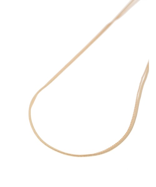 Edit Sheen（エディットシーン）の「シンプル2連スネークネックレス（ネックレス・レディース・シルバー/ゴールド・FREE）」の5枚目の写真