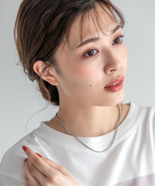 Edit Sheen（エディットシーン）の「シンプル2連スネークネックレス（ネックレス・レディース・シルバー/ゴールド・FREE）」の12枚目の写真