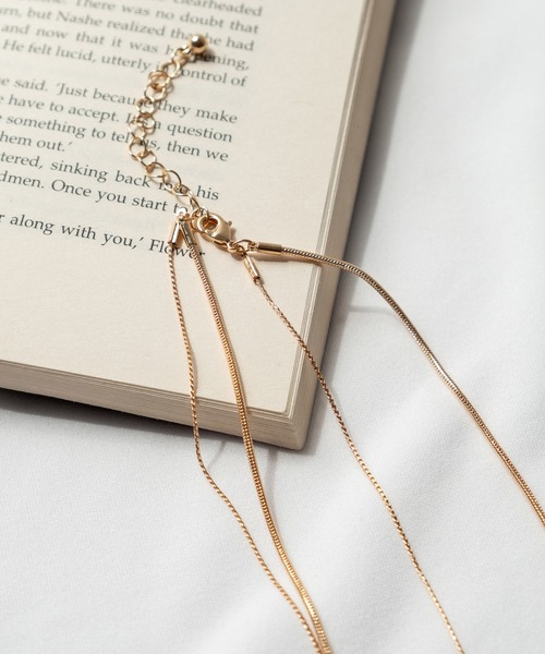 Edit Sheen（エディットシーン）の「シンプル2連スネークネックレス（ネックレス・レディース・シルバー/ゴールド・FREE）」の7枚目の写真