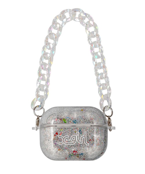 X-girl(エックスガール)の「DREAMING AirPods Pro CASE(ヘッドフォン/イヤホン・レディース・ブラック/マルチ・ONE SIZE)」の6枚目の写真