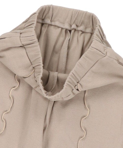 Lull（ルル）の「【Lull / ルル】配色メロウセミフレアリブパンツ（その他パンツ・レディース・ブラック/ベージュ/その他/グリーン/オレンジ・M）」の17枚目の写真