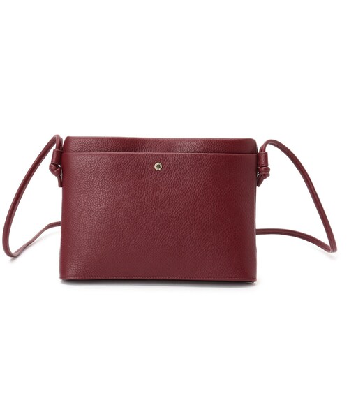 UNTITLED（アンタイトル）の「◆レザーマルチショルダーバッグ（ショルダーバッグ・レディース・ブラック/サンドベージュ/ワインレッド・00）」の13枚目の写真