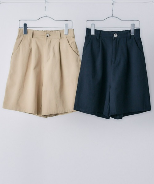 toucher du brise（トゥシェドブリーズ）の「【大人なカジュアル】ショートパンツ（その他パンツ・レディース・ブラック/キャメル・M）」の15枚目の写真