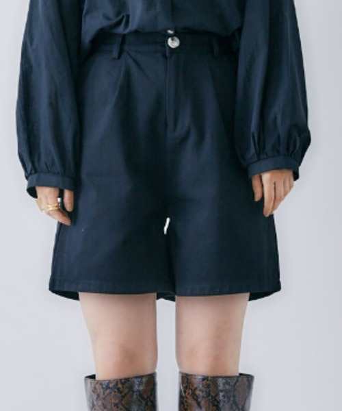 toucher du brise（トゥシェドブリーズ）の「【大人なカジュアル】ショートパンツ（その他パンツ・レディース・ブラック/キャメル・M）」の8枚目の写真