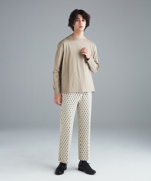 tk.TAKEO KIKUCHI（ティーケータケオキクチ）の「◆コモンガラストレートパンツ（その他パンツ・メンズ・ブラック系3/ベージュ系その他7/ネイビー系3・88/66）」の7枚目の写真