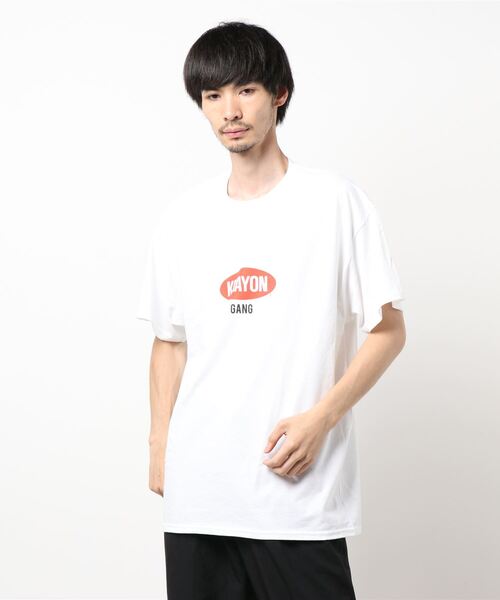 LITTLE UNION(リトルユニオン)の「【KRAYON GANG】HAND SS T‐Shirts(Tシャツ/カットソー・メンズ・ホワイト・MEDIUM/LARGE/X-LARGE)」の1枚目の写真
