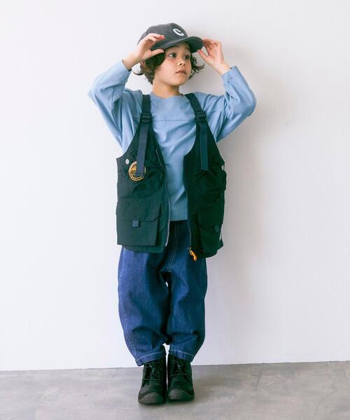 Gramicci（グラミチ）の「【別注】TJ EX GRAMICCI（グラミチ）バルーンパンツ 100-130（デニムパンツ・キッズ・ネイビー/コバルトブルー・100cm/130cm/110cm/120cm）」の10枚目の写真