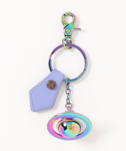 Vivienne Westwood(ヴィヴィアンウエストウッド)の「82030079/01947DEBBIE 3D ORB IRIDESCENT(キーケース/キーアクセサリー・レディース・ブラック/ブルー/レッド・FREE)」の2枚目の写真