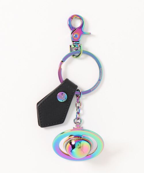 Vivienne Westwood(ヴィヴィアンウエストウッド)の「82030079/01947DEBBIE 3D ORB IRIDESCENT(キーケース/キーアクセサリー・レディース・ブラック/ブルー/レッド・FREE)」の1枚目の写真