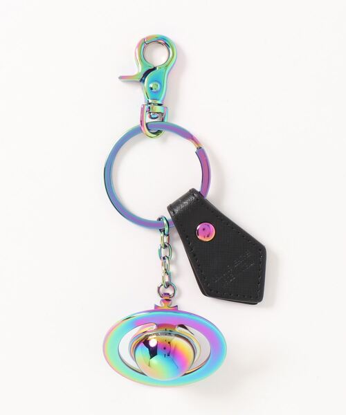 Vivienne Westwood(ヴィヴィアンウエストウッド)の「82030079/01947DEBBIE 3D ORB IRIDESCENT(キーケース/キーアクセサリー・レディース・ブラック/ブルー/レッド・FREE)」の4枚目の写真