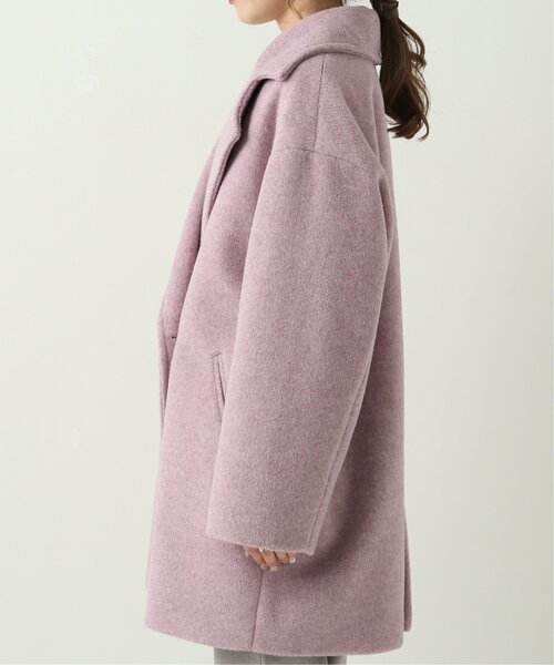 RAY CASSIN（レイカズン）の「起毛メルトンダブルミディコート（その他アウター・レディース・ベージュ/ブラウン/ピンク・FREE）」の11枚目の写真