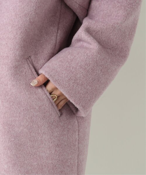 RAY CASSIN（レイカズン）の「起毛メルトンダブルミディコート（その他アウター・レディース・ベージュ/ブラウン/ピンク・FREE）」の17枚目の写真