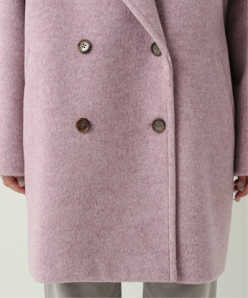 RAY CASSIN（レイカズン）の「起毛メルトンダブルミディコート（その他アウター・レディース・ベージュ/ブラウン/ピンク・FREE）」の18枚目の写真