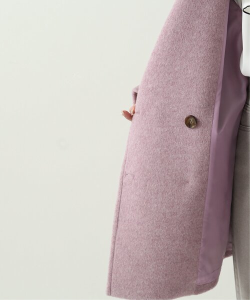 RAY CASSIN（レイカズン）の「起毛メルトンダブルミディコート（その他アウター・レディース・ベージュ/ブラウン/ピンク・FREE）」の19枚目の写真