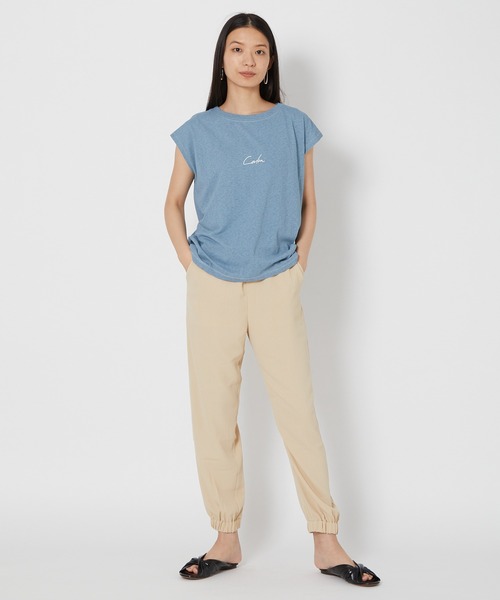 shop DADA(ショップダダ)の「顔料プリントトップス(1S15-350102)(Tシャツ/カットソー・レディース・オレンジ/ブルー/チャコールグレー・FREE)」の12枚目の写真