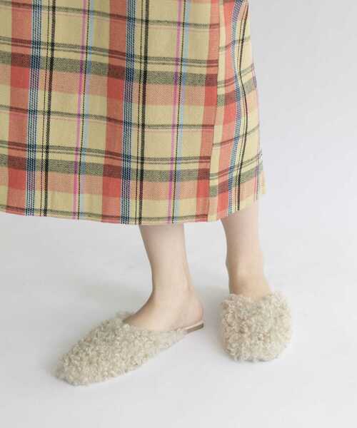 KBF（ケイビーエフ）の「フェイクファーサンダル（サンダル・レディース・ブラック/ピンク/ベージュ・38/36/37）」の6枚目の写真