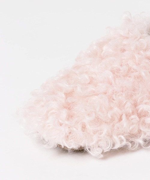 KBF（ケイビーエフ）の「フェイクファーサンダル（サンダル・レディース・ブラック/ピンク/ベージュ・38/36/37）」の14枚目の写真